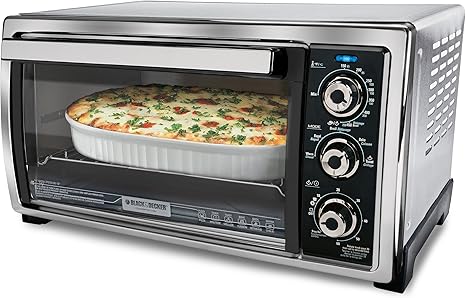 Black Decker 6 Slice 12 Inch Pizza Convection Oven Amazon Ca