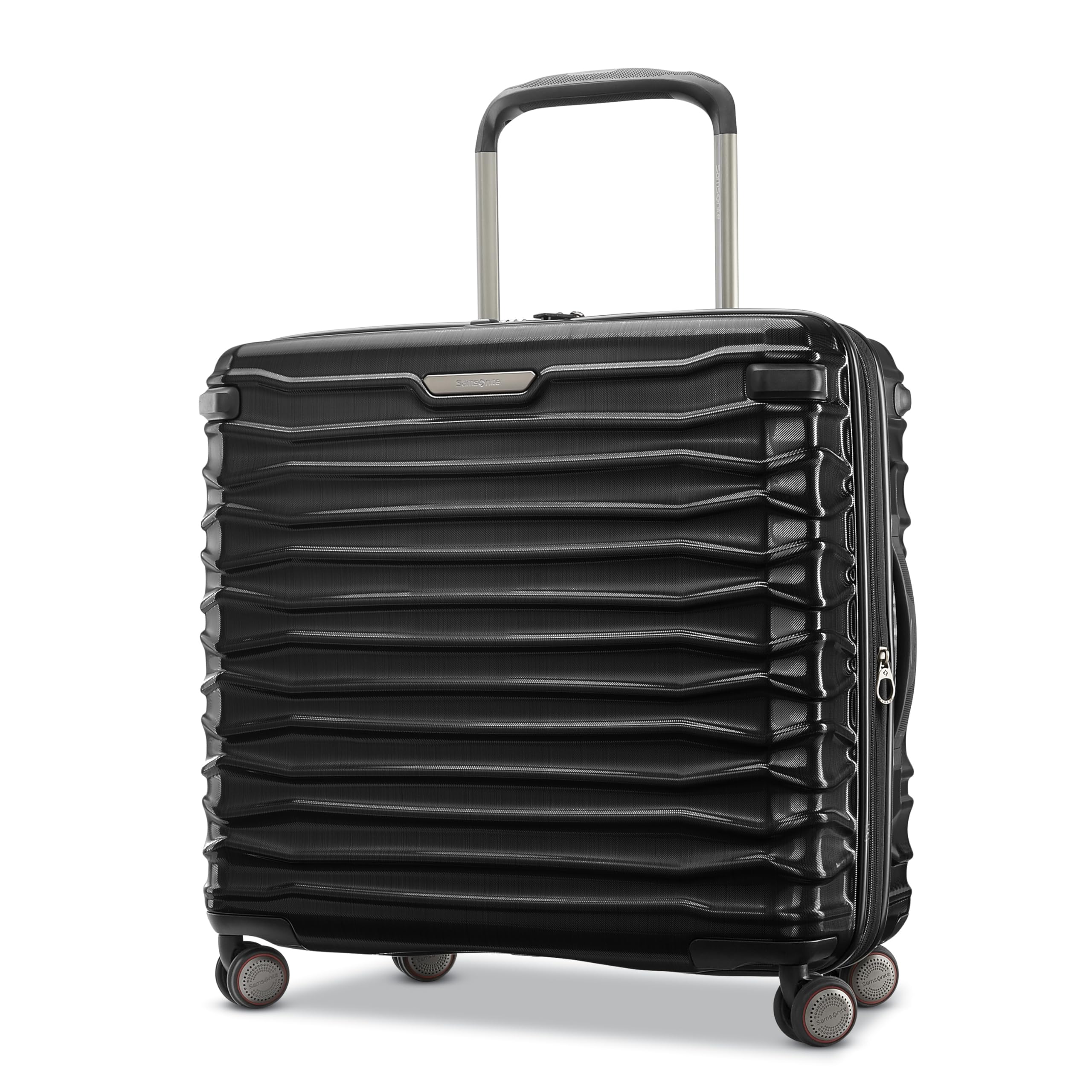 Samsonite Stryde 2 Hardside Expandable with Double Spinner Wheels, Medium Glider, Stealth Black Image