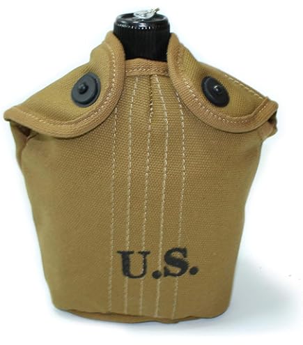 Original WWI US Army M1910 Metal-Top Canteen - Dated 1918 - A GMCo