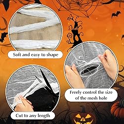 Boao Halloween Cheese cloth 39.37 x 393.7 Inch