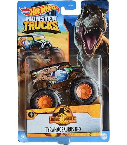 1/24 スケール　モンスタートラックス - ティラノサウルス・レックス 楽天市場】HOTWHEELS 1/24 SCALE MONSTER TRUCKS