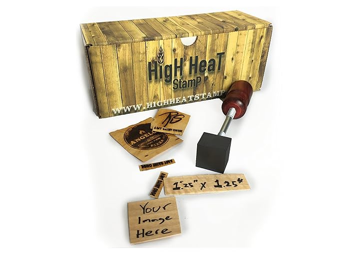 High Heat Stamp Custom Image Branding Iron (1.25" inch, Red) Amazon