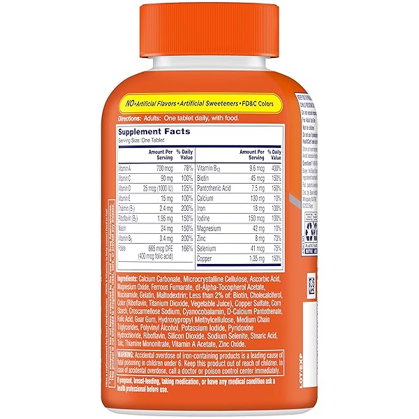 ONE A DAY WOMEN’S MULTIVITAMIN WITH VITAMIN A, C, D, E AND ALL 8 B VITAMINS, CALCIUM, VITAMINS FOR WOMEN, FOR BONE HEALTH, SKIN HEALTH & IMMUNE HEALTH SUPPORT , 200 COUNT