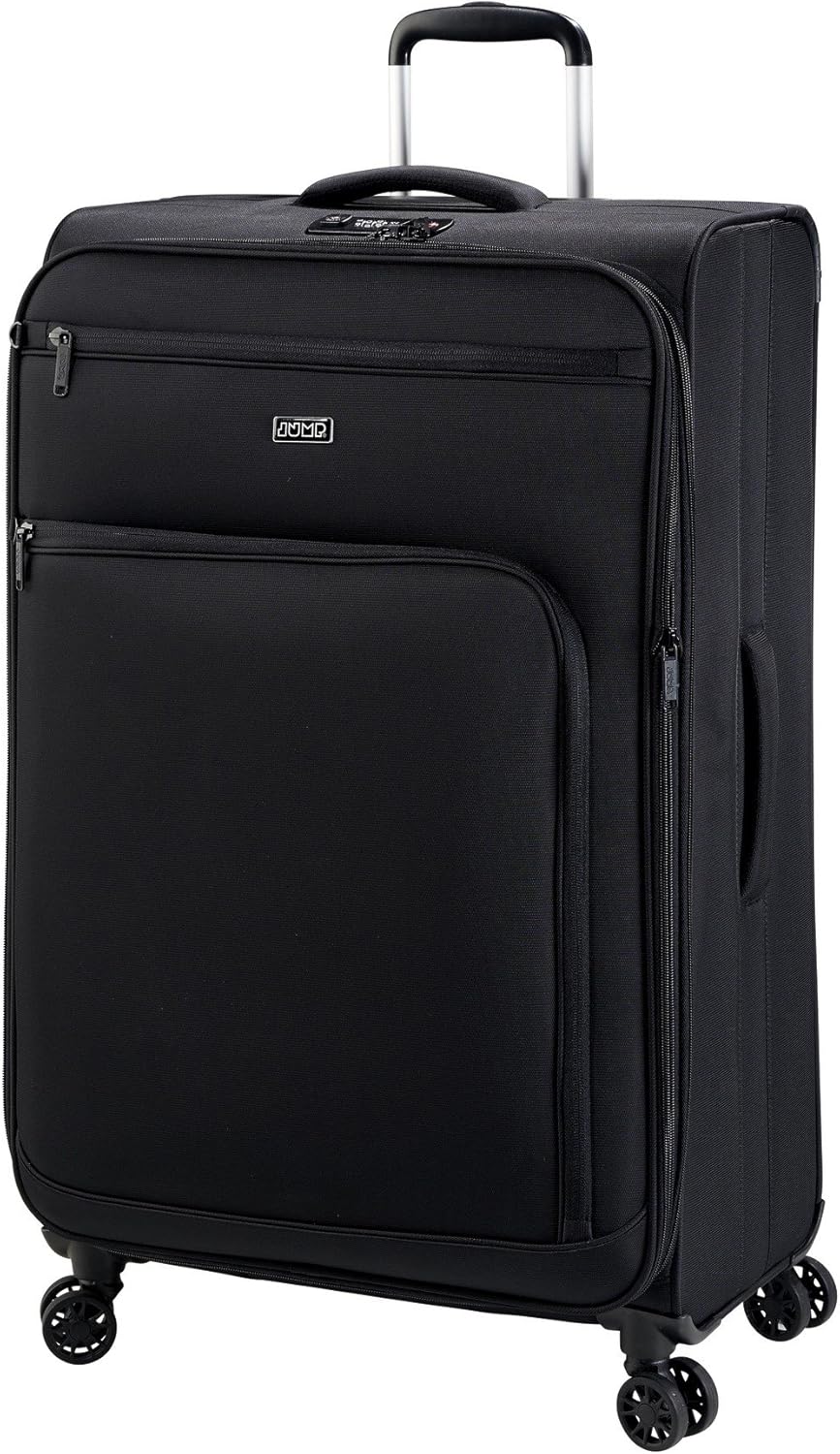 JUMP Paris Cockpit Suitcase, 74 cm, 98 liters, Black (Noir) Amazon.co