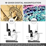 Andonstar AD246S-M HDMI Digital Microscope 2000x 7in LCD 3 Lenses UHD 2160P view 6