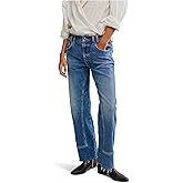 Free People Women's Risk Taker Mid-Rise Straight, Chance