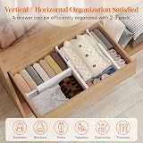 Lifewit 12 Pack Drawer Dividers 6 High Adjustable 13.5-22 Inches view 5