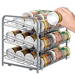 BTY Can Organizer for Pantry Stackable 2 Pack, Can