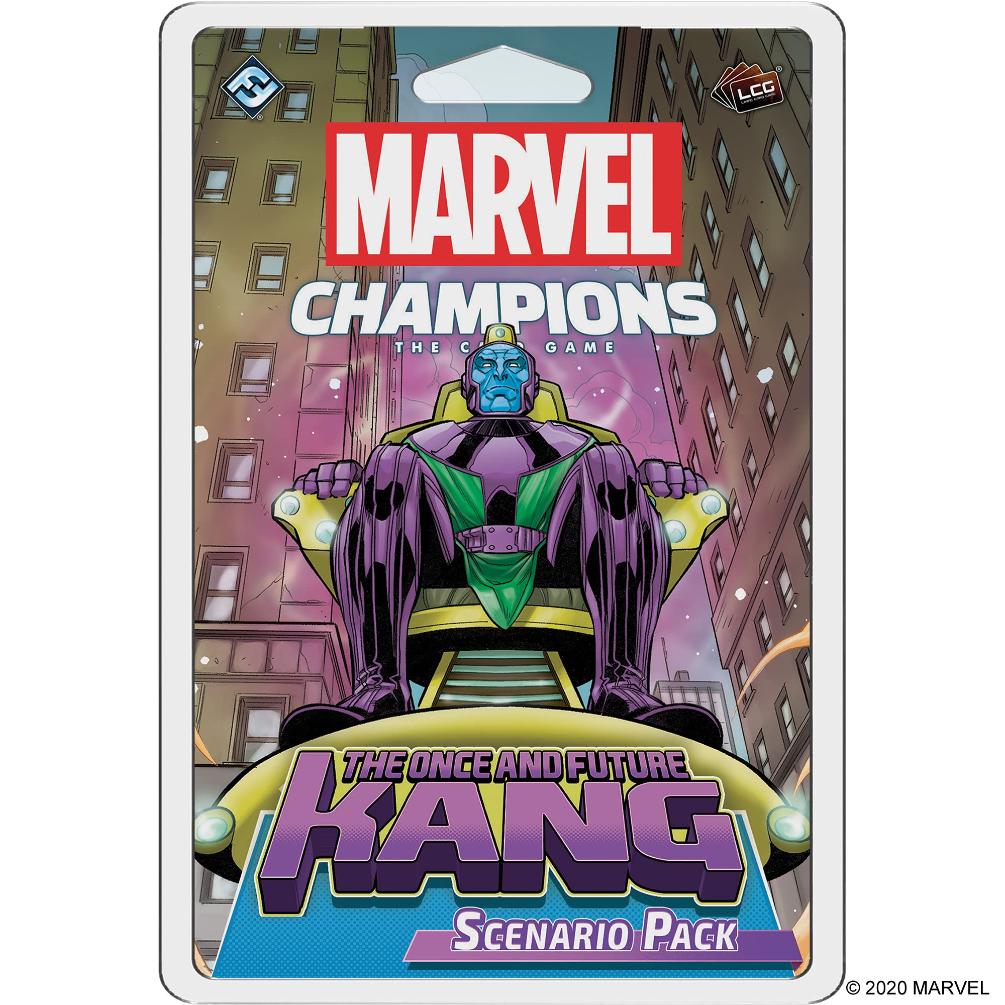 Fantasy Flight Games , Marvel Champions: Scenario Pack: The Once and Future Kang , Card Game , 1-4 Players , Ages 14+ , 45-90 Minutes Playing Time