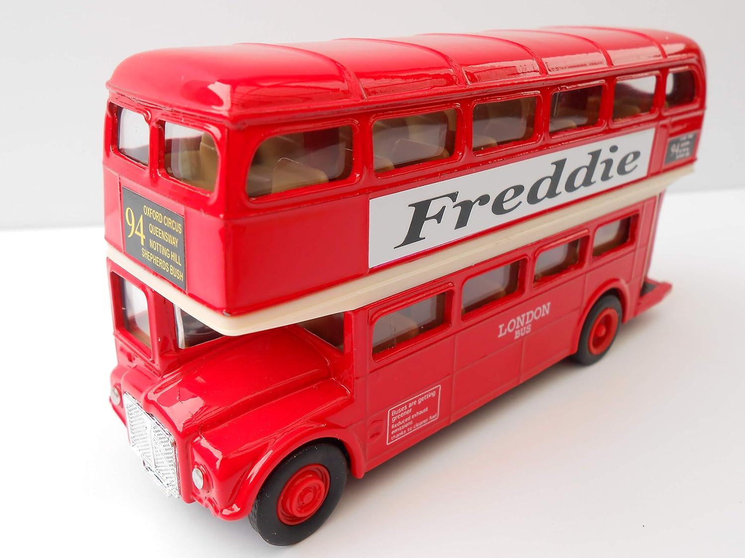 personalised toy bus