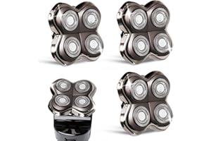 GORLENT 3Pack Professional Replacement Head for Shaver Gold Pro, Silver Pro, Diamond Pro Series…Self-Sharpening Blades with Hypoallergenic Foil