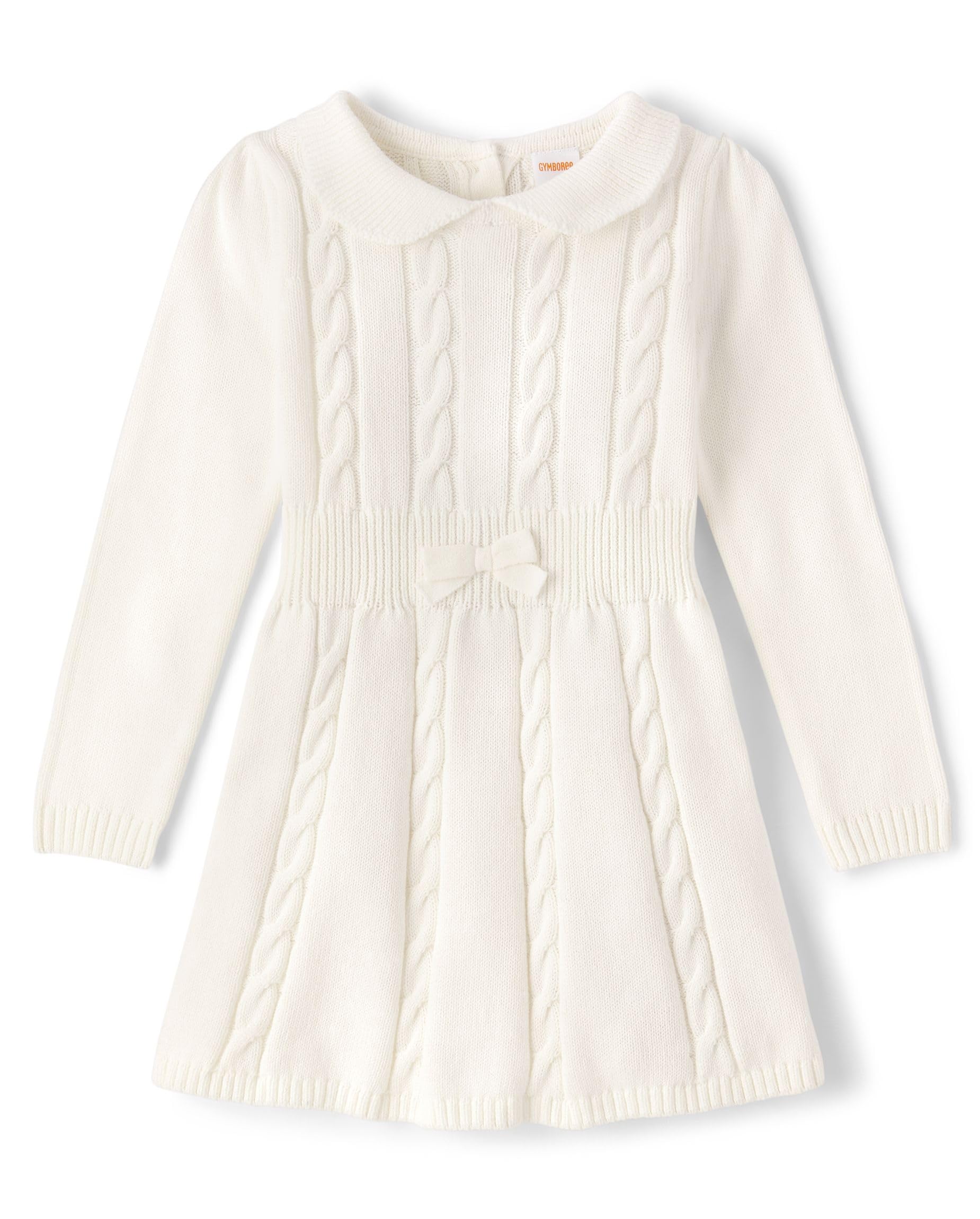 Photo 1 of Gymboree,and Toddler Long Sleeve Sweater Dresses,Soft White,12