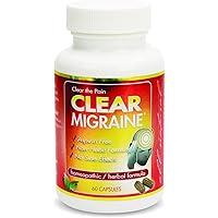 Clear Products Homeopathic Formula, Migraine, 60 Count