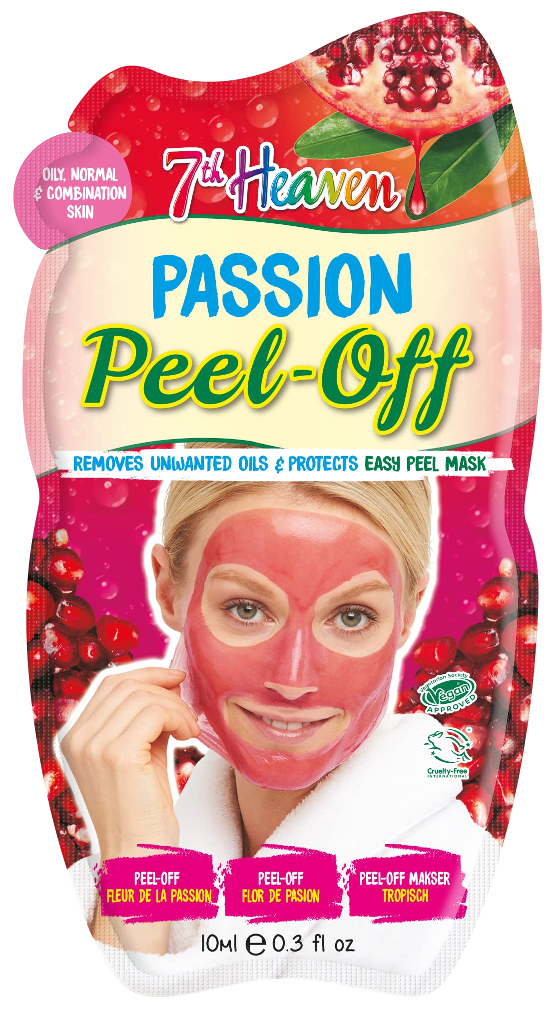 7th Heaven Montagne Jeunesse Passion Peel Off Masque, 10 ml