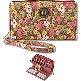 Bella Taylor Cash System Wallet for Envelope Budgeting - RFID Protected - Cash Stuffing Wallet with Detachable Wristlet