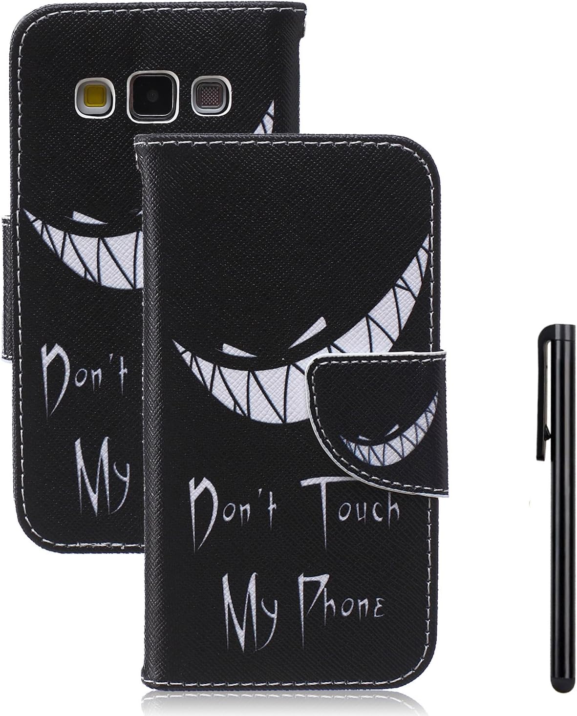 2015 Samsung Galaxy A3 case,Galaxy A3 SM-A300 Flip Wallet Case,Tebeyy Premium Flower Animal Cartoon Pattern PU Leather Wallet Case Cover Pouch [Magnetic Closure] with Card Slots for Samsung Galaxy A3 (2015 Model),Kickstand,Credit Card Holder,Book Style Flip Wallet with Screen Protector&Stylus