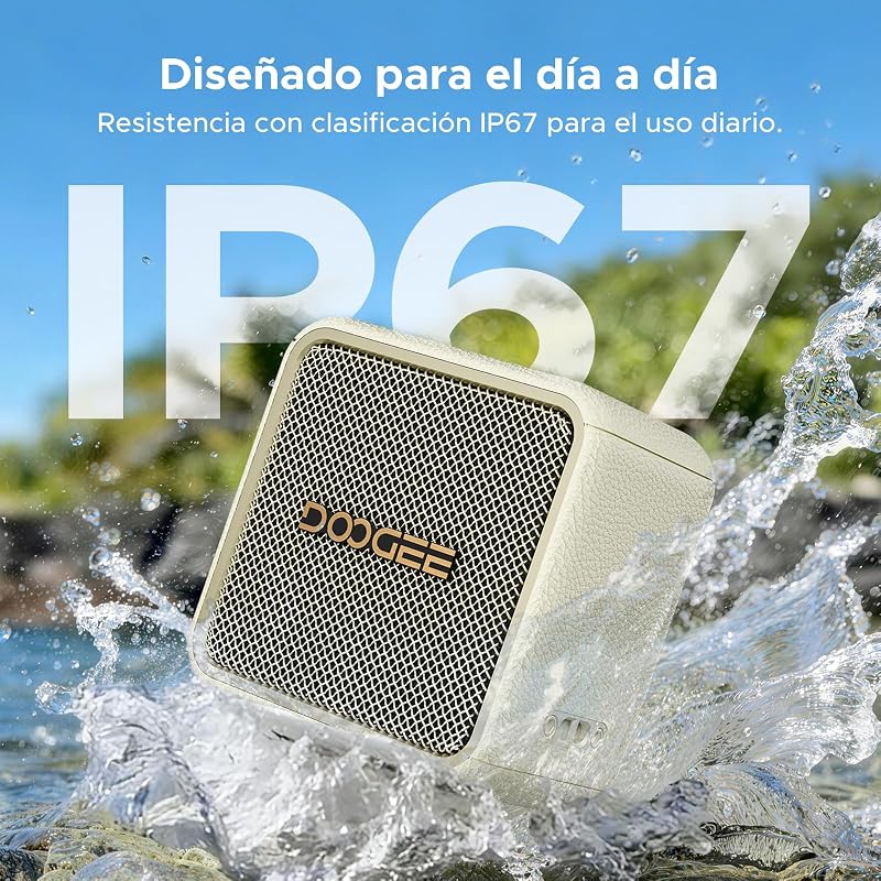Coluna portátil Field Pulse, Colunas Portáteis 20W Graves potentes de pico, autonomia das colunas até 19H, IP67 TWS, TF/USB/AUX Suporte com Correia para Campismo, Caminhadas e Atividades