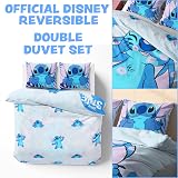 Disney Stitch Duvet Cover Set Kids Teens Single Double Blue Stitch view 2