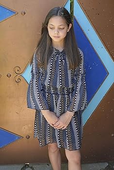 Amazon Com Smukke Big Girls Tween Elegant Printed Chiffon Off