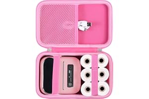 khanka Hard with m221/M220/M110/m110s Label Maker - Portable Bluetooth Label Maker Carrying Storage Bag for Printer Labels, U