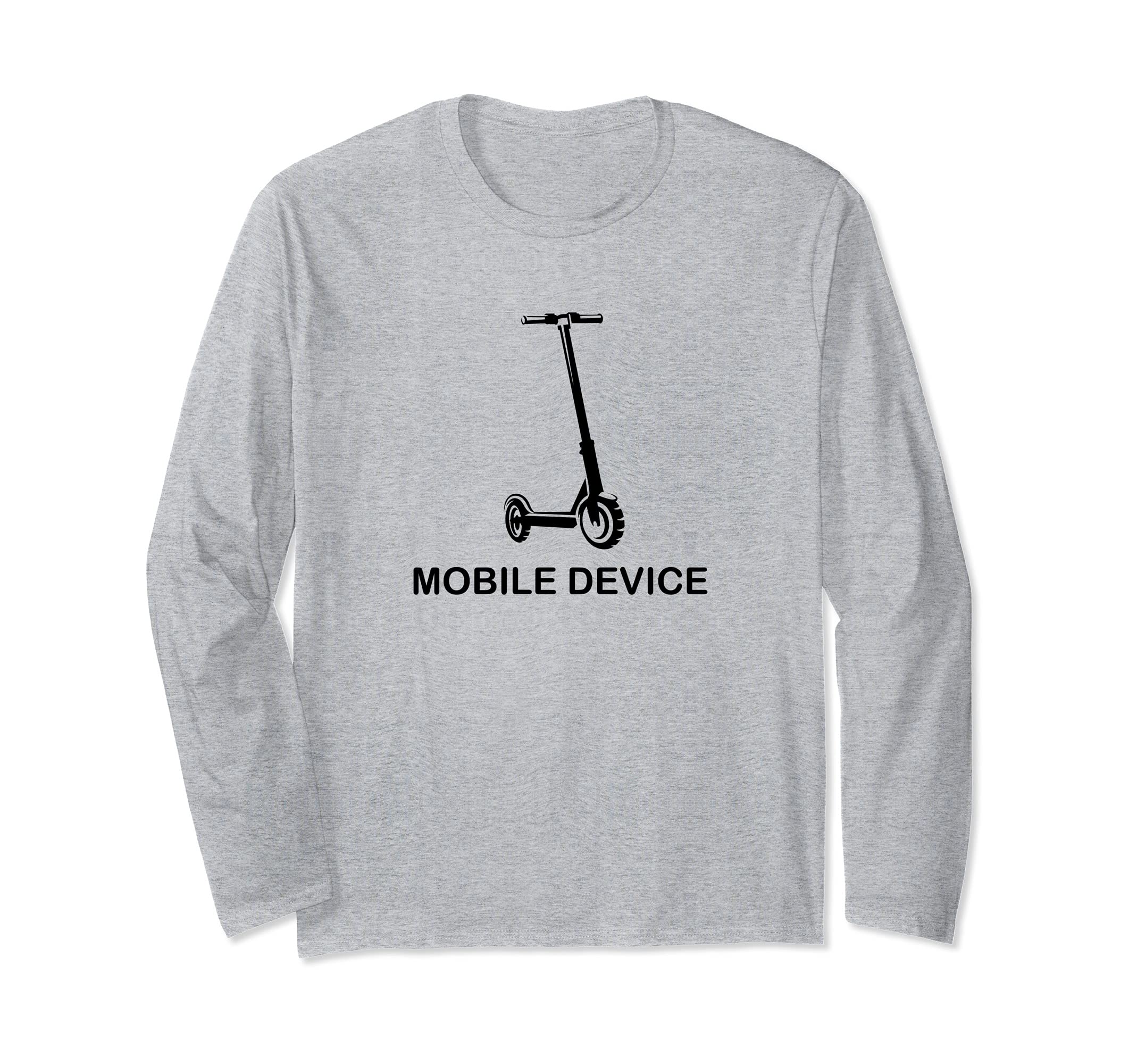 Electric Scooter mobile device Long Sleeve T-Shirt