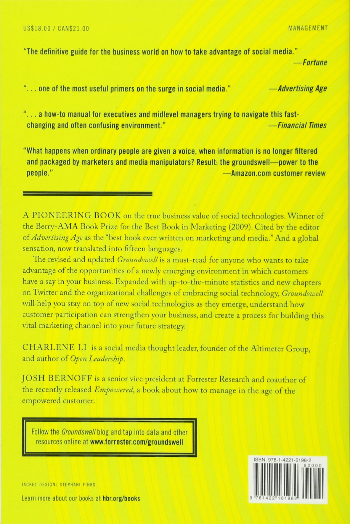 [- Groundswell, Expanded and Revised Edition: Winning in a World Transformed by Social Technologies