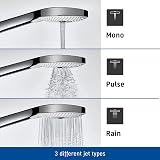 Duravit UV0650017010 Universal Shower Head Chrome White 3 Spray Types view 5