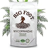 Big Foot Mycorrhizal Fungi Granular for Transplants - for All Plants - Easy to Use Root Stimulator - Treats 1200 Plants (300K mycorrhizal Spores) - Double Your Plant Size - 10 Pounds