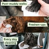 Beco Dog Wipes 1 Pack 80 Unscented Bamboo Plant Based Grooming Wipes view 8