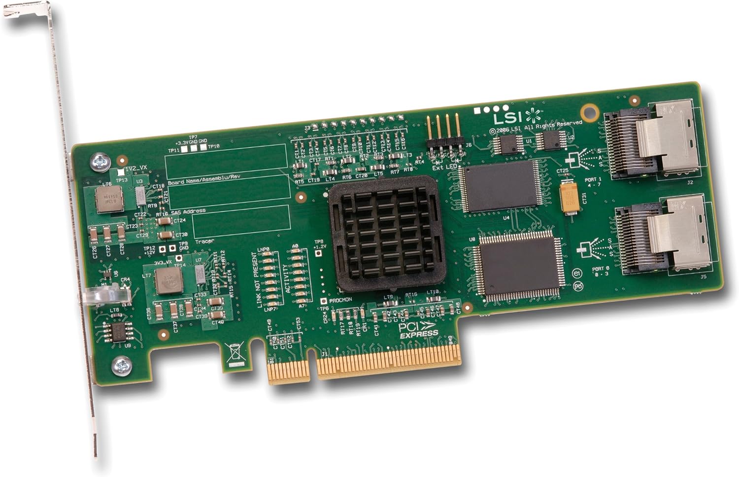 Lsi Sas3081e R 8 Port Interno Sata/sas 3 Gb/s Pci E Cartão De - Foto 14