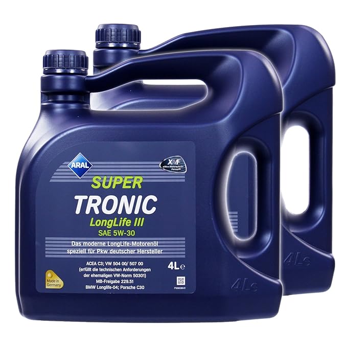 Aral Super Tronic Longlife III 5W-30 Motorenöl, 8L (2X4L)