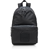 HUGO, Stacked Logo Nylon Blend Backpack, pitch black, One Size