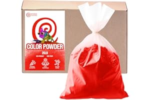 Chameleon Colors 25 lb. Colour Powder - 1 Pack - Vibrant Red Colour - for 15-20 People - Non-Toxic & Gluten-Free - Great for 
