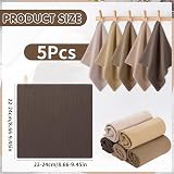 Meng Jiaran 5 Pack Baby Muslin Squares 100 Cotton Washcloths Gentle Wipes view 2
