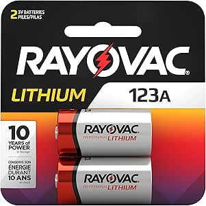 Amazon.com: Rayovac 123A Lithium Batteries, 3V Lithium ...
