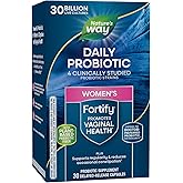 Nature’s Way Fortify Women’s Probiotic, 30 Billion Live Cultures, 11 Strains, Prebiotic, 30 Capsules