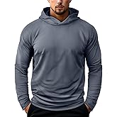 Zengjo Mens Pullover Hoodie Athletic Lightweight Hooded Workout Sweatshirt Moisture Wicking