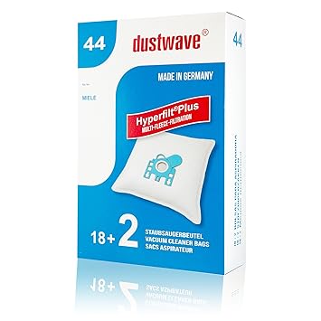 Megapack - 20 Staubsaugerbeutel geeignet für Miele S5 Ecoline green Bodenstaubsauger/dustwave® Markenstaubbeutel/Made in Germ