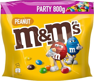 Schokolinsen Peanut, Milchschokolade, Party-Mix, Großpackung, 800 g