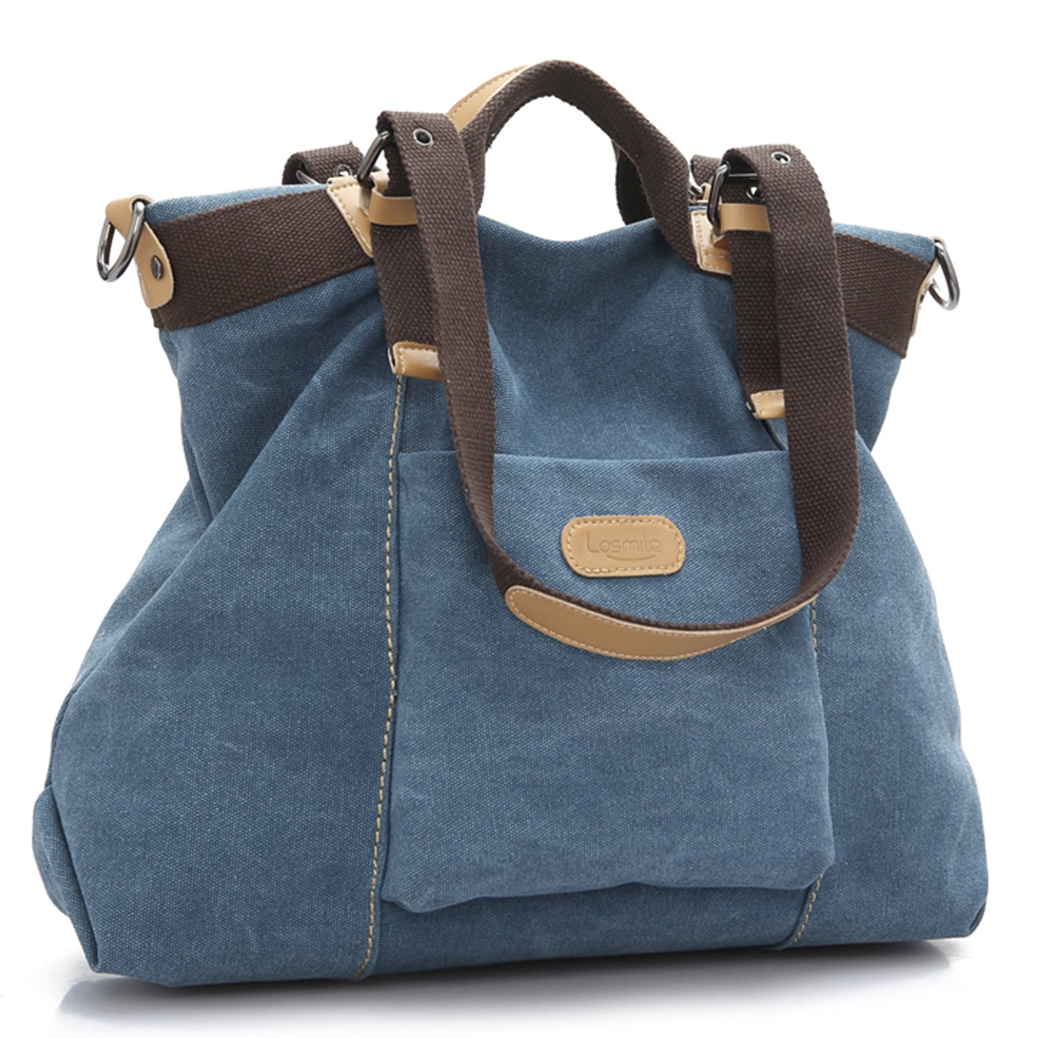LOSMILE Women's Top-Handle Bag Blue blue