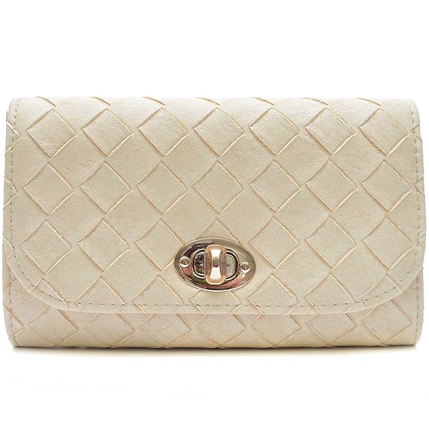 Vain Secrets Damen Umhänge Tasche Clutch Strass oder Saffiano Abendtaschen