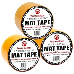 WrestlingMart Tournament Mat Tape Roll – Clear