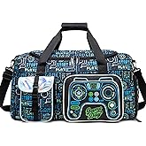 Sports Bag for Boys Kids Duffle Bag Boys Travel Bag for Kids Overnight Bag for Kid Weekender Bag Sleepover Bags for Boy Gym Bag with Shoe Compartment