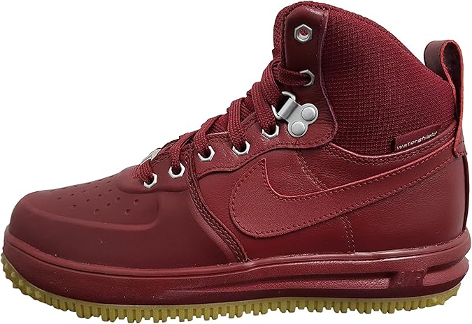 nike lunar force 1 red and black