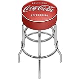 Coca-Cola "Delicious Refreshing" Padded Swivel Bar