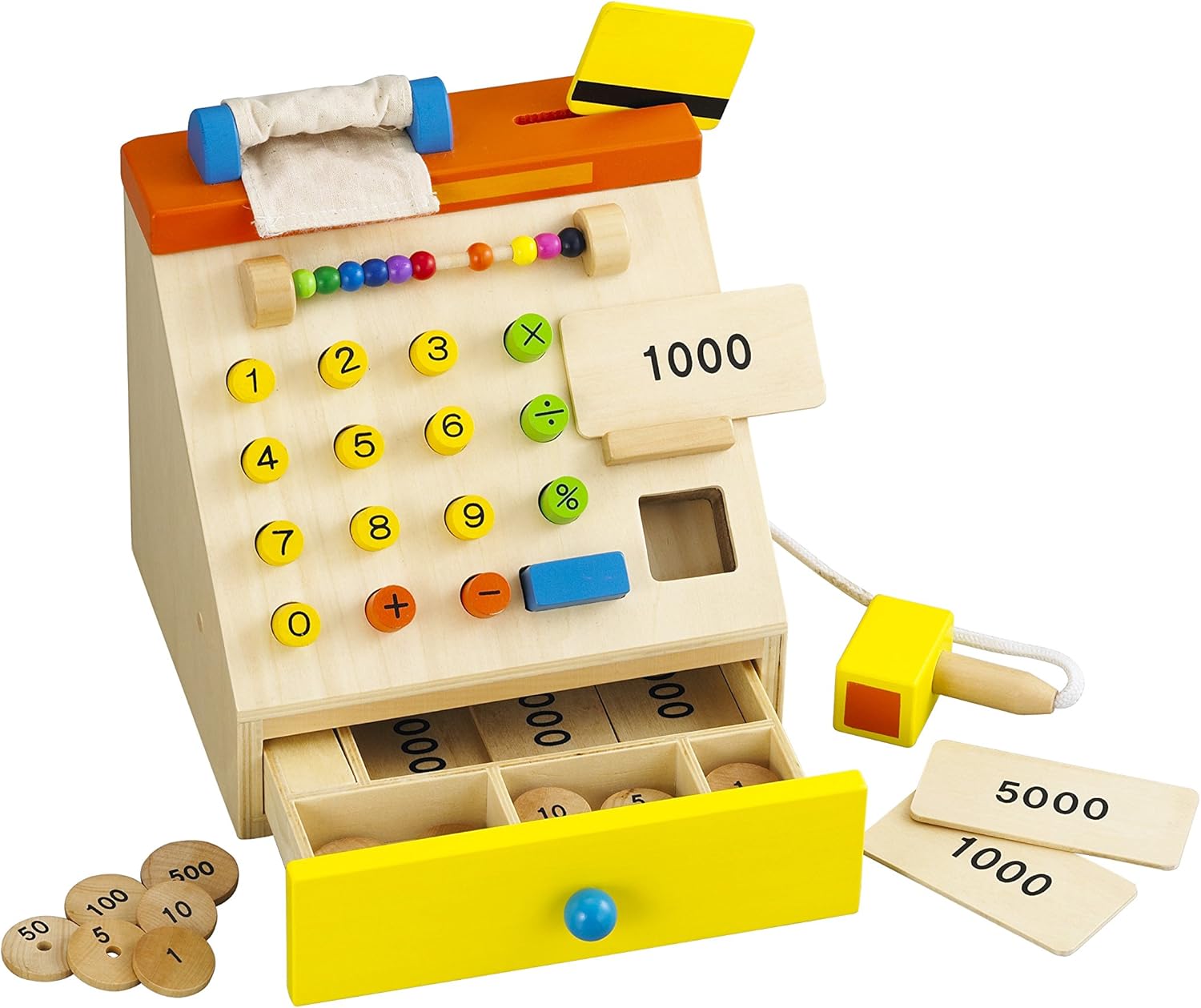 森のレジスター 積み木 おもちゃ Amazon