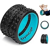 Back Roller for Back Pain Reliefn & Stretching, Deep Tissue Massage Roller Supports Up to 530 lbs / 240 kg, 5.5''-7.5'' Curved Foam Roller for Home Physical Stretching