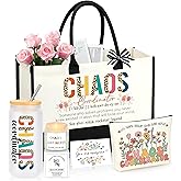 Chaos Coordinator Gifts, Boss Gifts for Women, Administrative Professional Day Christmas Coworker Appreciation Gift Ideas for Social Worker Boss Lady Coworker Manager Basket Set of 5