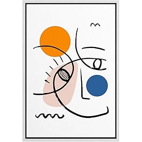 SIGNWIN Framed Canvas Wall Art Boho Decor Illustration...