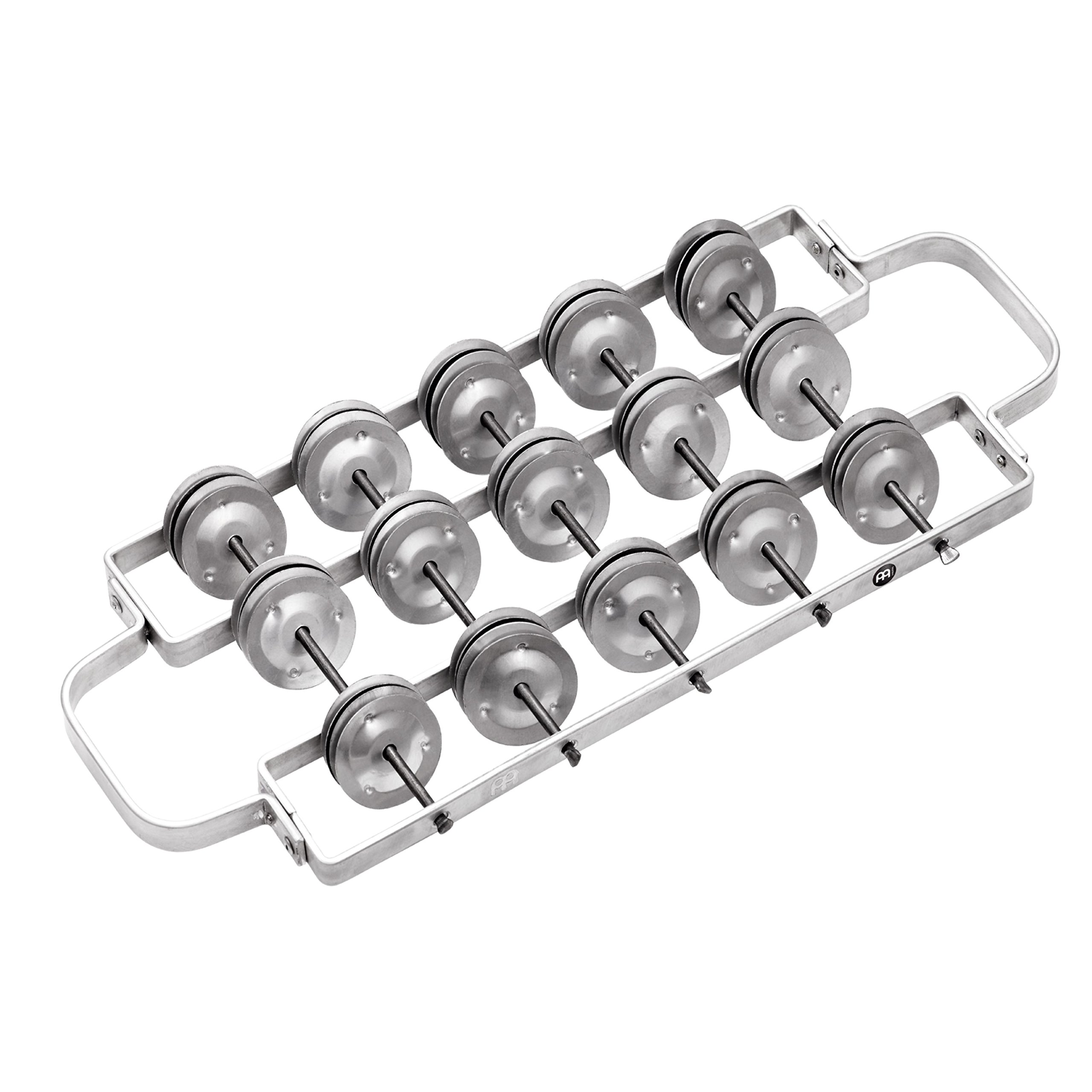 Meinl Percussion Aluminum Rocar Instrument - Medium-Large Samba Jingle Instrument - Aluminum, Silver (RC2-M)